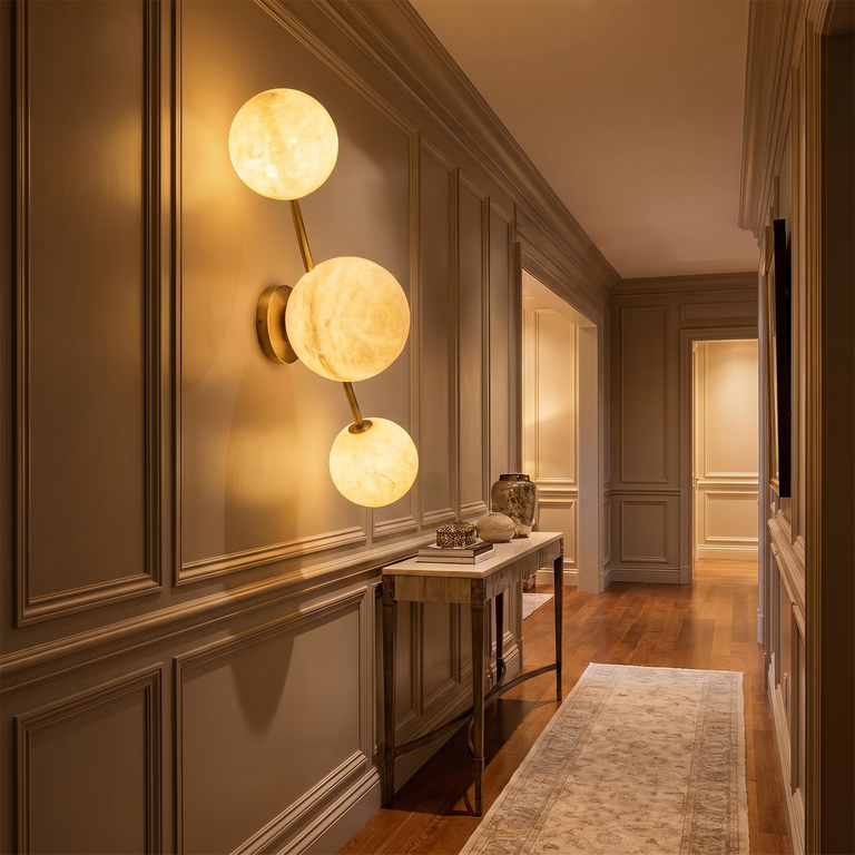 Duo/Triple Orb Wall (extra) Alabaster by Dalmivik, product or room detail view