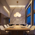 Grape Cluster Alabaster Pendant Light by Dalmivik, product or room detail view