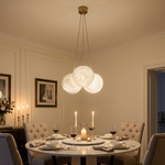 Grape Cluster Alabaster Pendant Light by Dalmivik, product or room detail view