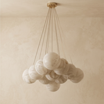 Grape Cluster Alabaster Pendant Light by Dalmivik, product or room detail view