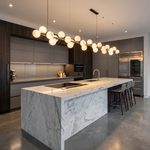 Linear Grape Pendant Alabaster by Dalmivik, product or room detail view