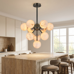 Orb Cluster Alabaster Pendant Light by Dalmivik, product or room detail view