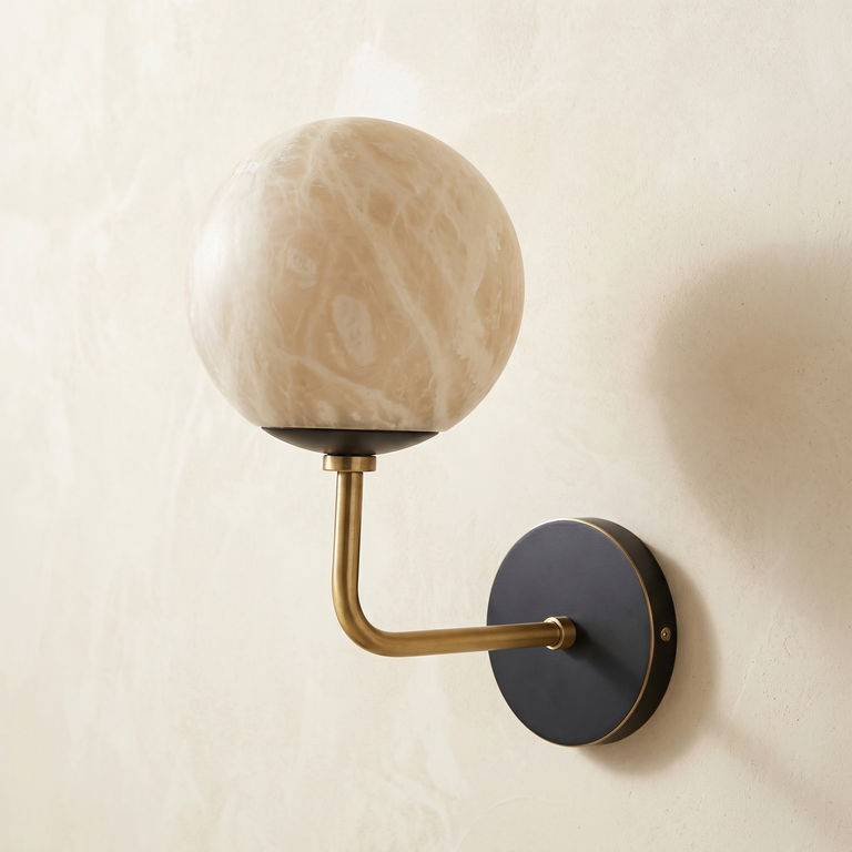 Orb Rod Wall Alabaster by Dalmivik, product or room detail view