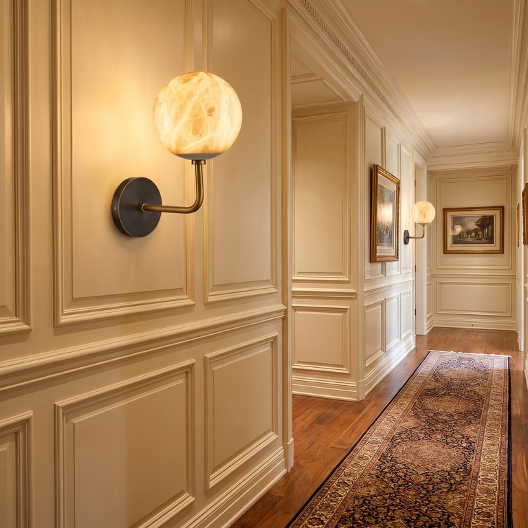 Orb Rod Wall Alabaster by Dalmivik, product or room detail view