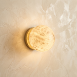 Orb Wall Classic Alabaster by Dalmivik, complete fixture view