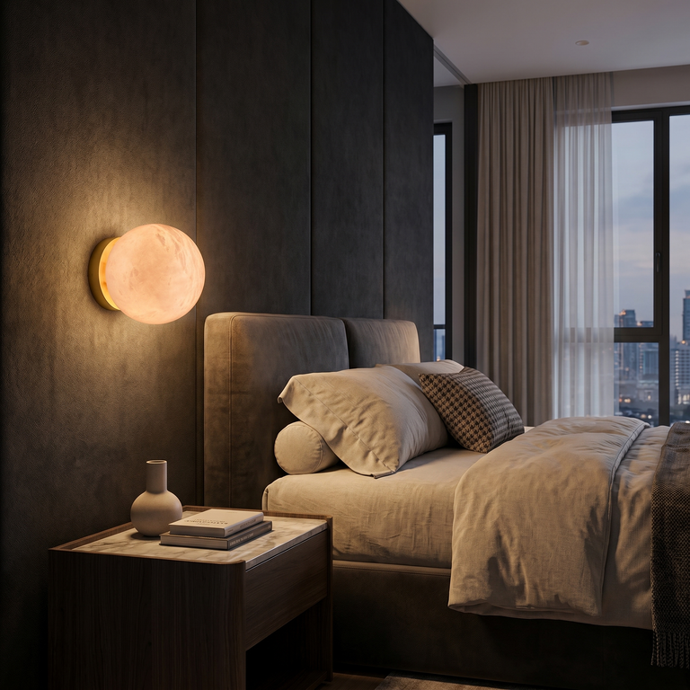 Orb Wall Classic Alabaster by Dalmivik, product or room detail view