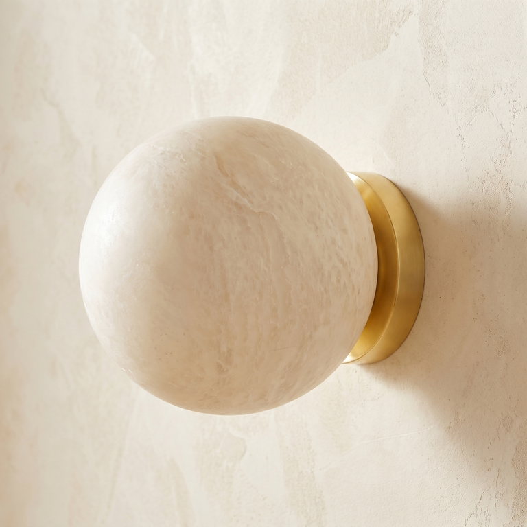 Orb Wall Classic Alabaster by Dalmivik, product or room detail view