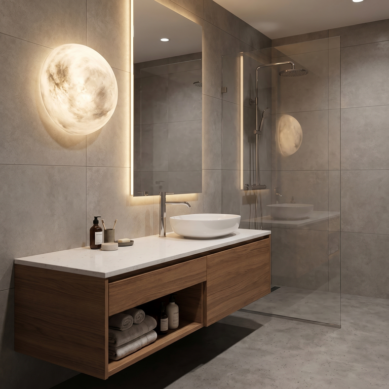 Oval Flat Wall Alabaster by Dalmivik, product or room detail view