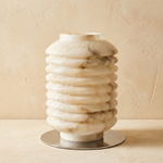 Ridged Jar Table Alabaster by Dalmivik, product or room detail view