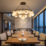 Ring Cluster Pendant Alabaster by Dalmivik, product or room detail view