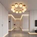 Ring Orb Ceiling Alabaster by Dalmivik, product or room detail view