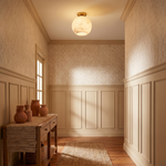 Silver Disc Cluster Ceiling Alabaster by Dalmivik, product or room detail view