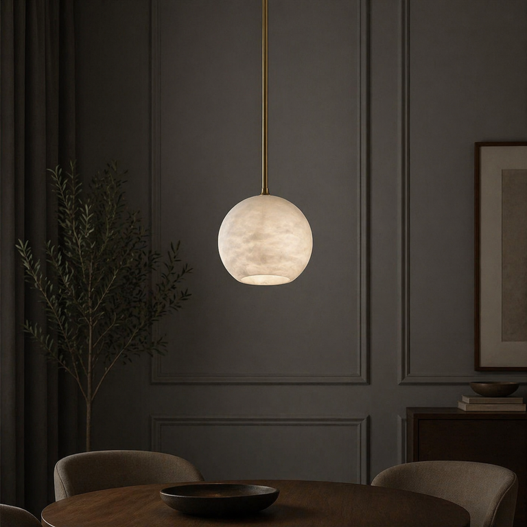 Silver Disc Cluster Ceiling Alabaster by Dalmivik, product or room detail view