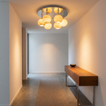 Silver Disc Cluster Ceiling Alabaster by Dalmivik, product or room detail view