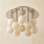 Silver Disc Cluster Ceiling Alabaster by Dalmivik, product or room detail view