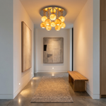 Silver Disc Cluster Ceiling Alabaster by Dalmivik, product or room detail view