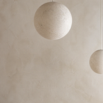 Small Orb Pendant Alabaster by Dalmivik, product or room detail view