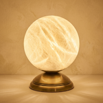 Traditional Orb Table Alabaster by Dalmivik, product or room detail view