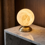 Traditional Orb Table Alabaster by Dalmivik, product or room detail view