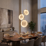 Triple Disc Pendant Alabaster by Dalmivik, product or room detail view