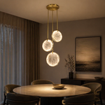 Triple Disc Pendant Alabaster by Dalmivik, product or room detail view
