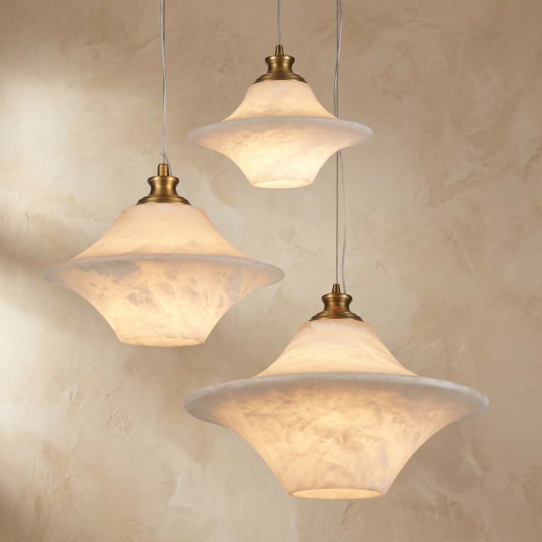 UFO Pendant Alabaster by Dalmivik, product or room detail view