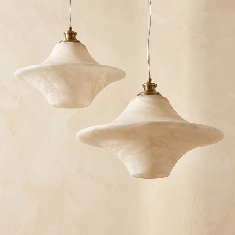 UFO Pendant Alabaster by Dalmivik, product or room detail view