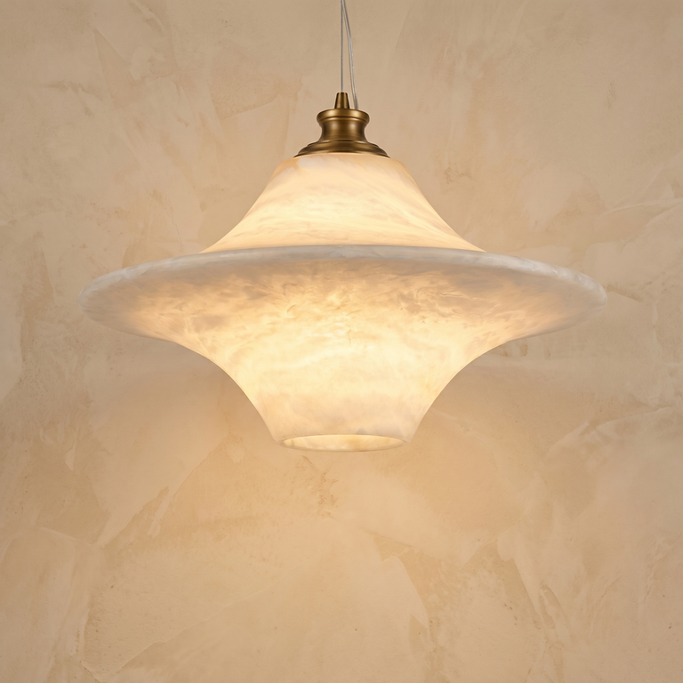 UFO Pendant Alabaster by Dalmivik, product or room detail view