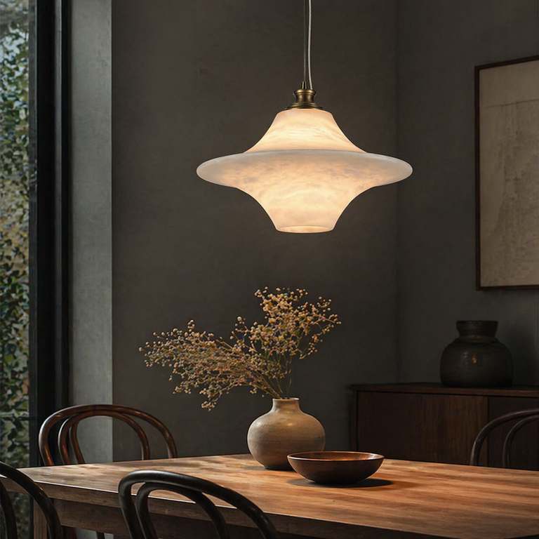 UFO Pendant Alabaster by Dalmivik, product or room detail view