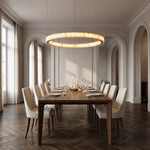 Madison Round Alabaster Chandelier by Dalmivik, product or room detail view