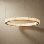 Madison Round Alabaster Chandelier by Dalmivik, product or room detail view
