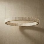 Madison Round Alabaster Chandelier by Dalmivik, product or room detail view