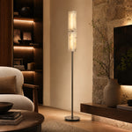Harmon Modern Alabaster Floor Lamp 65.4" H by Dalmivik, product or room detail view