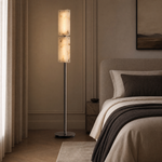 Harmon Modern Alabaster Floor Lamp 65.4" H by Dalmivik, product or room detail view