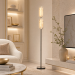 Harmon Modern Alabaster Floor Lamp 65.4" H by Dalmivik, product or room detail view