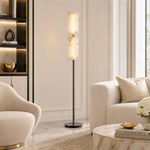 Harmon Modern Alabaster Floor Lamp 65.4" H by Dalmivik, product or room detail view