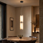 Harmon Modern Alabaster Pendant Light 5.9" by Dalmivik, product or room detail view