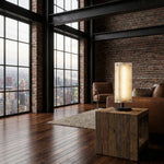 Harmon Modern Alabaster Table Lamp 6.3" by Dalmivik, product or room detail view
