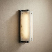 Harmon Modern Alabaster Wall Sconce 5.9