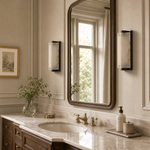 Harmon Modern Alabaster Wall Sconce 5.9" by Dalmivik, product or room detail view