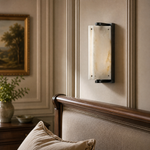 Harmon Modern Alabaster Wall Sconce 5.9" by Dalmivik, product or room detail view